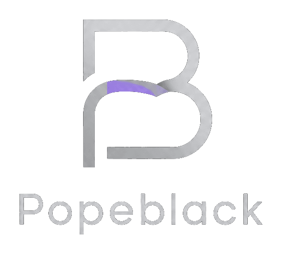 Popeblack logo